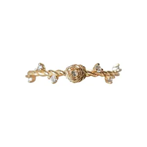14K Mini Rose Twisted Ring