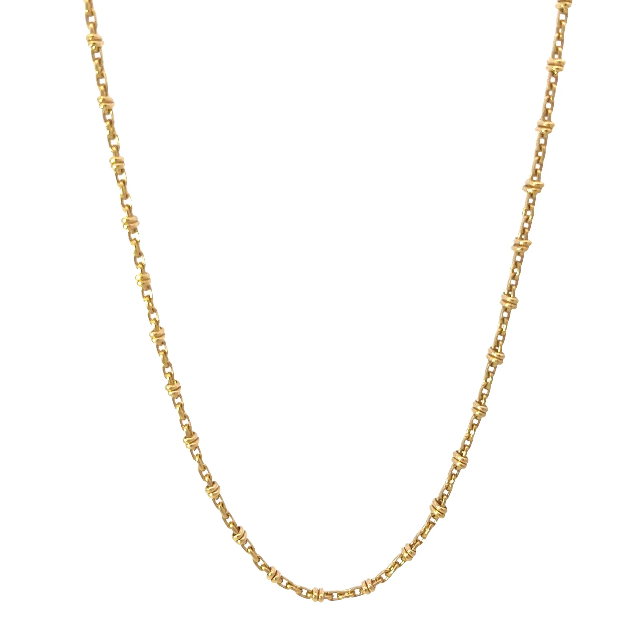 14K YELLOW GOLD 9.5 GRAM FANCY ITALIAN 20 INCH CHAIN