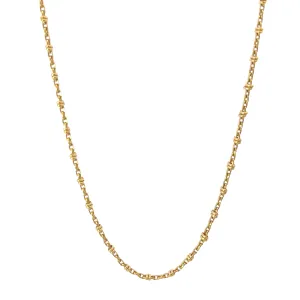 14K YELLOW GOLD 9.5 GRAM FANCY ITALIAN 20 INCH CHAIN