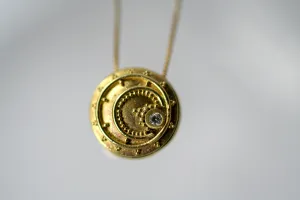 18kt Eclipse Token Pendants