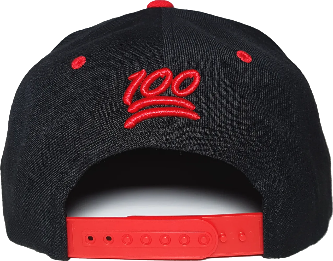 206 Snapback 100 Emoji Inspired Black Red
