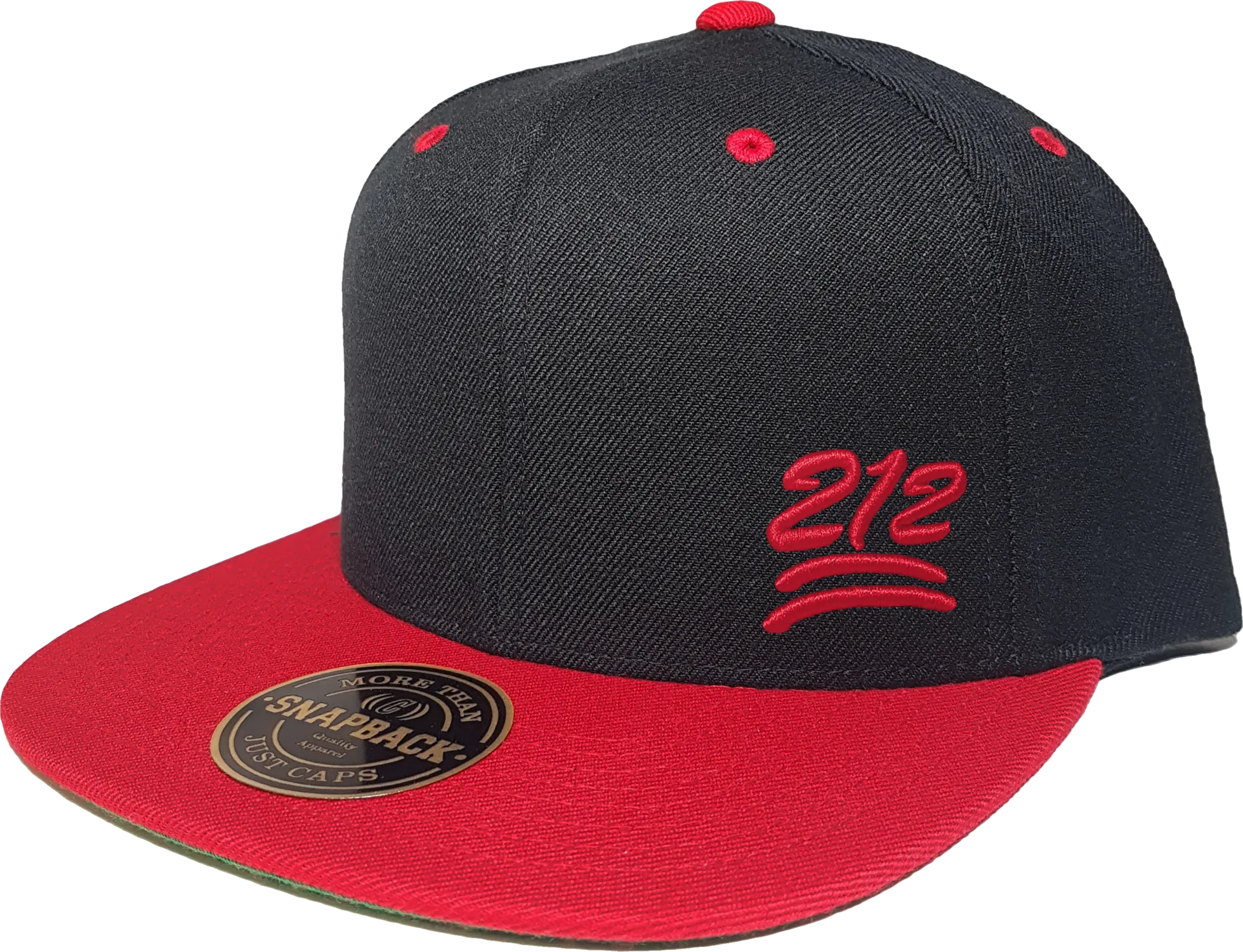 212 Snapback 100 Emoji Inspired Black Red