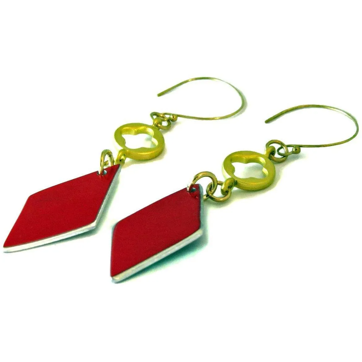 360 Challenge Red Diamond Earrings