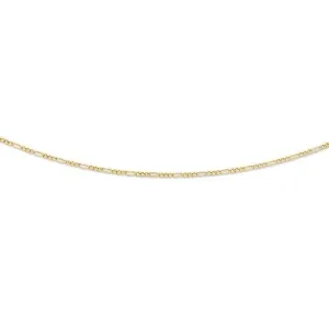 9ct Yellow Gold 50cm Figaro Necklace