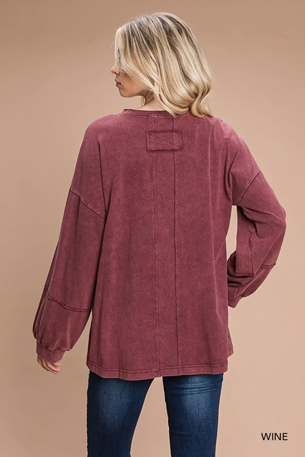 About Time Long Sleeve Top-2 Colors Available