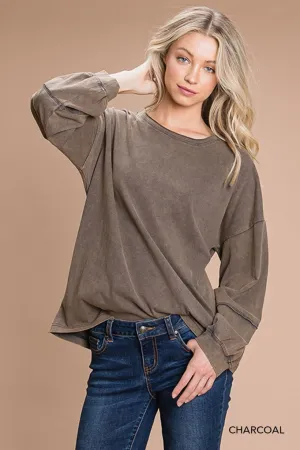 About Time Long Sleeve Top-2 Colors Available