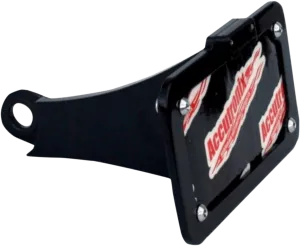 Accutronix LPF106HV-B Side Mount License Plate Assembly - Black