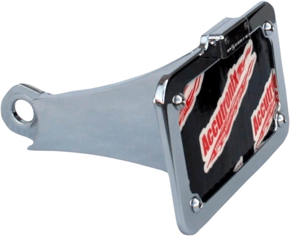 Accutronix LPF106HV-C Side Mount License Plate Assembly - Chrome