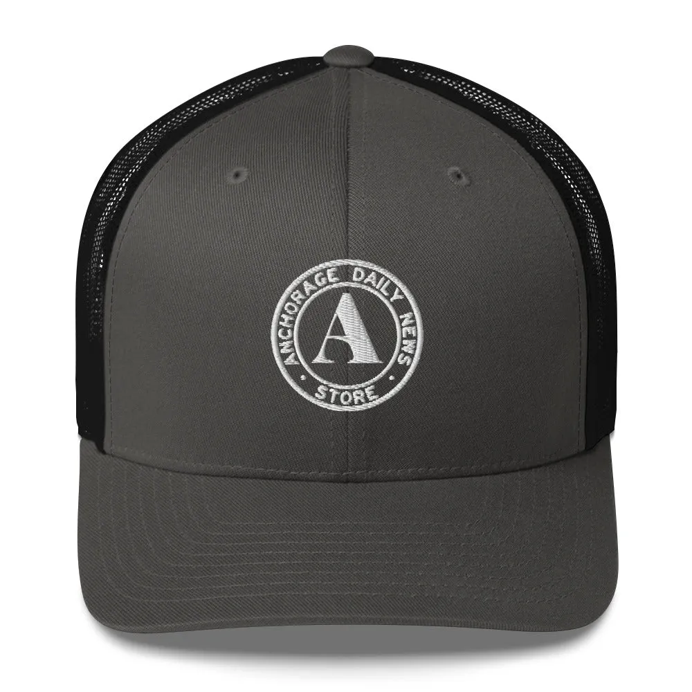 ADN Store White Lettering Cap