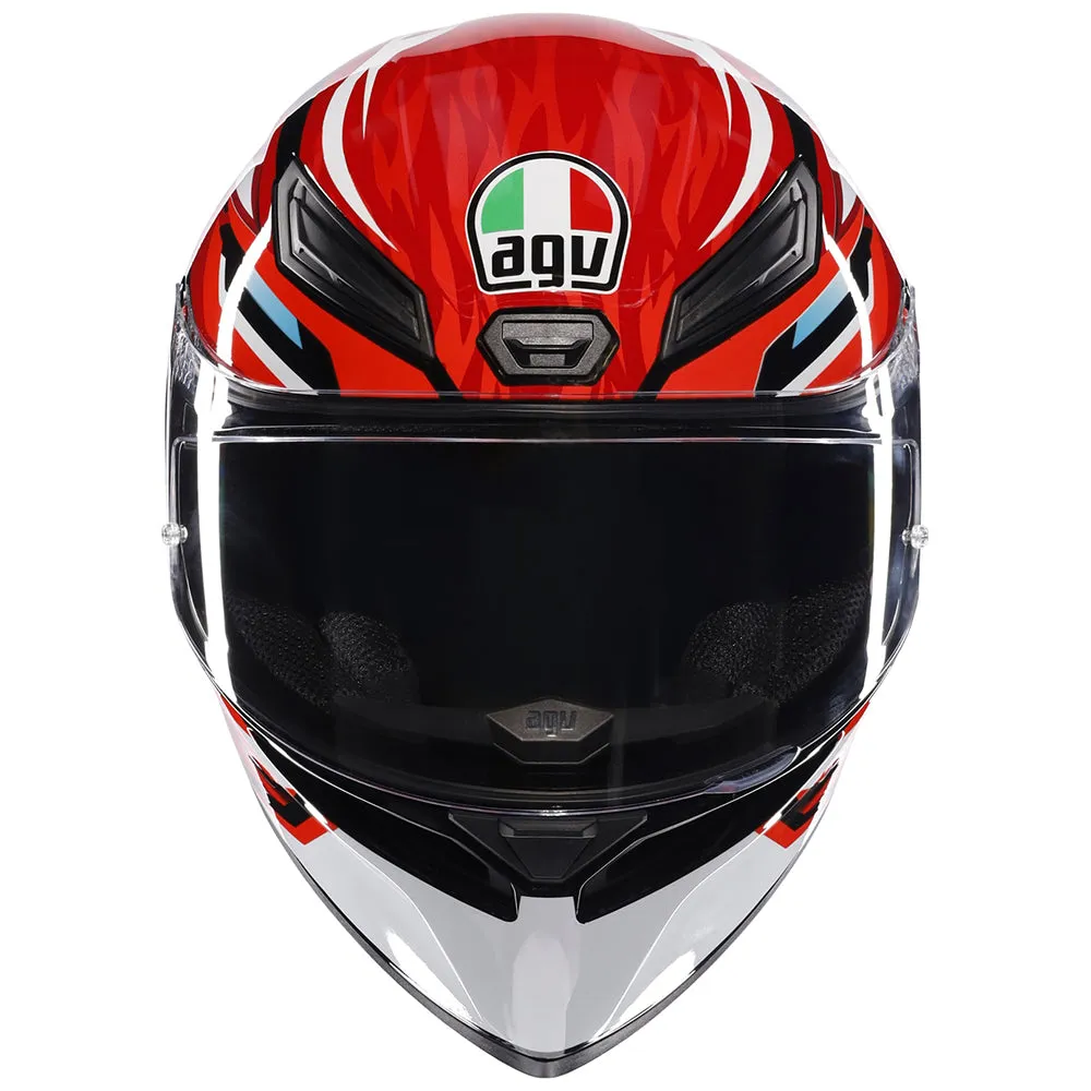 AGV K1 S [LION BLACK/RED/WHITE] E22.06