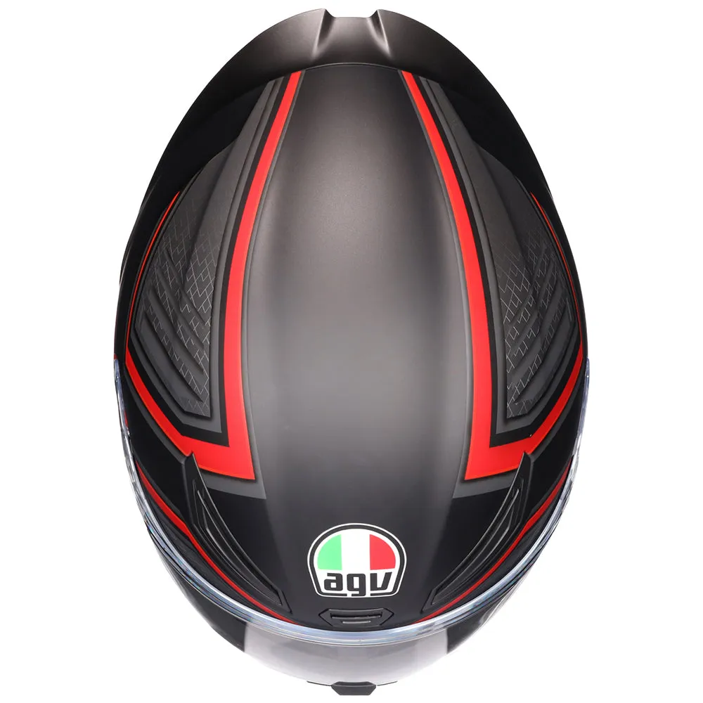 AGV K1 S [SLING MATT BLACK/RED] E22.06