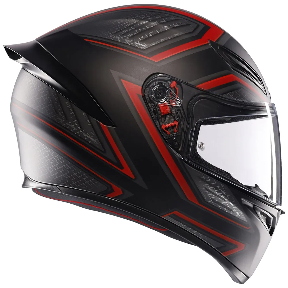 AGV K1 S [SLING MATT BLACK/RED] E22.06