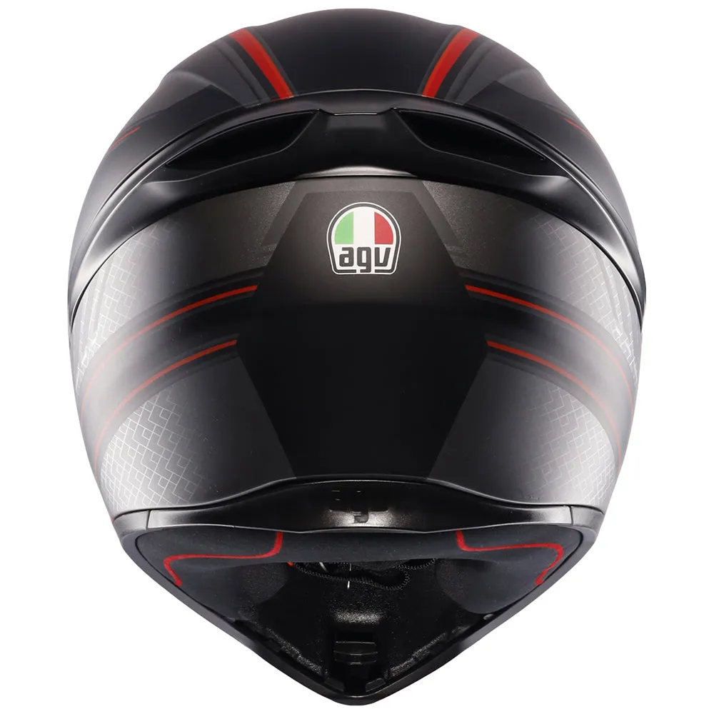 AGV K1 S [SLING MATT BLACK/RED] E22.06
