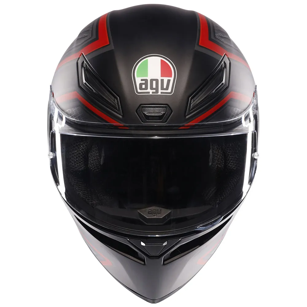 AGV K1 S [SLING MATT BLACK/RED] E22.06