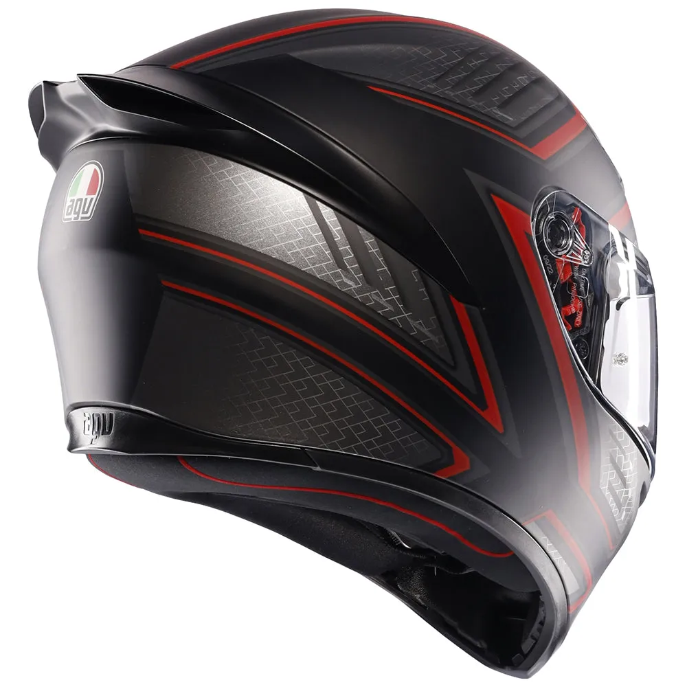 AGV K1 S [SLING MATT BLACK/RED] E22.06