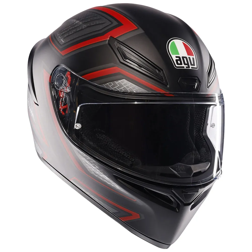 AGV K1 S [SLING MATT BLACK/RED] E22.06