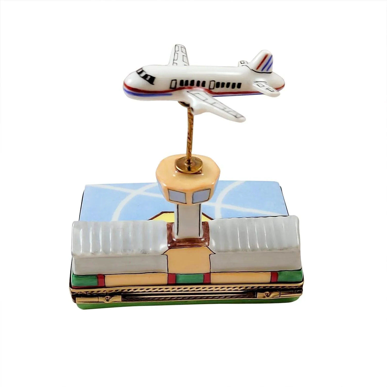 Airport w Flying Plane
