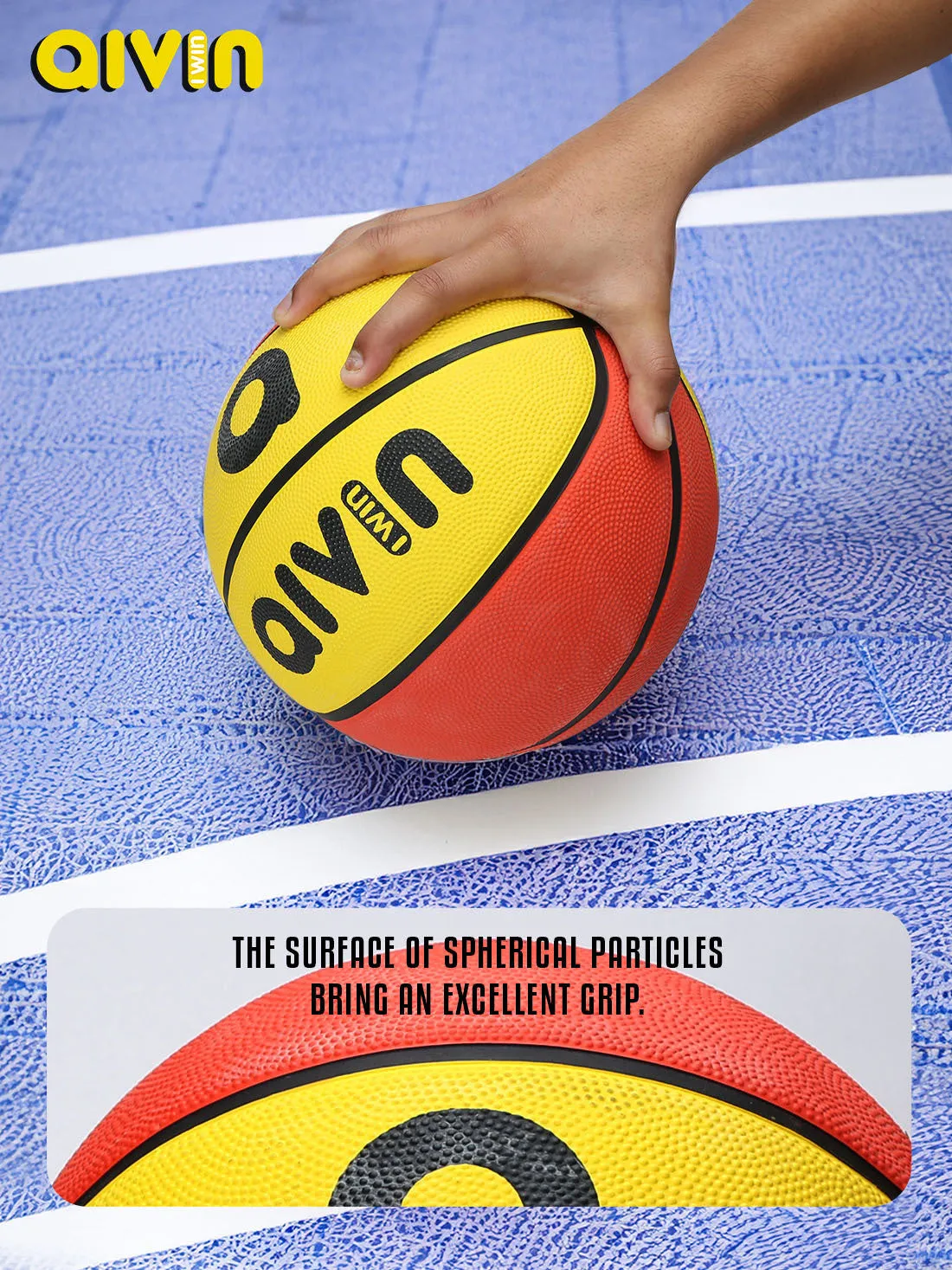 AIVIN ON SET BASKETBALL - RED YL NO. 5