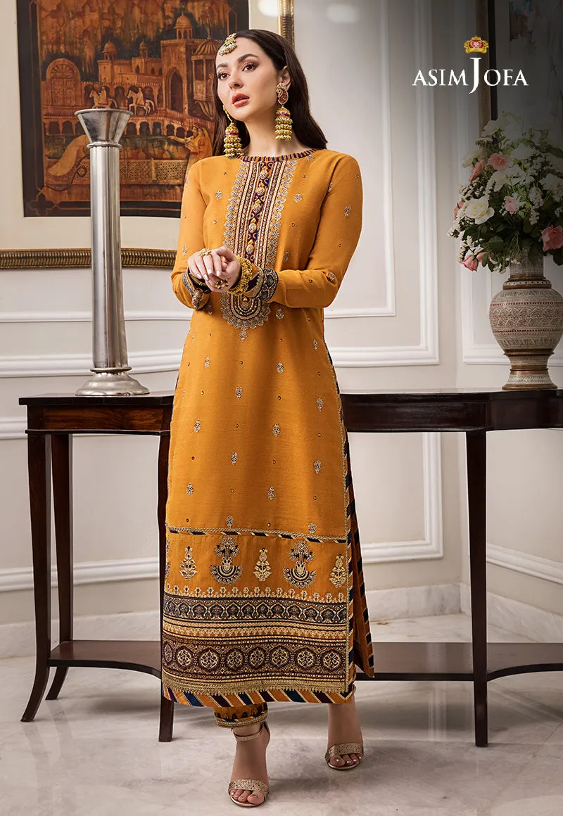 AJZS-11 | Asim Jofa Zari Sitara Luxury Eid Festive Collection 2023 | Unstitched Embrodried Suits