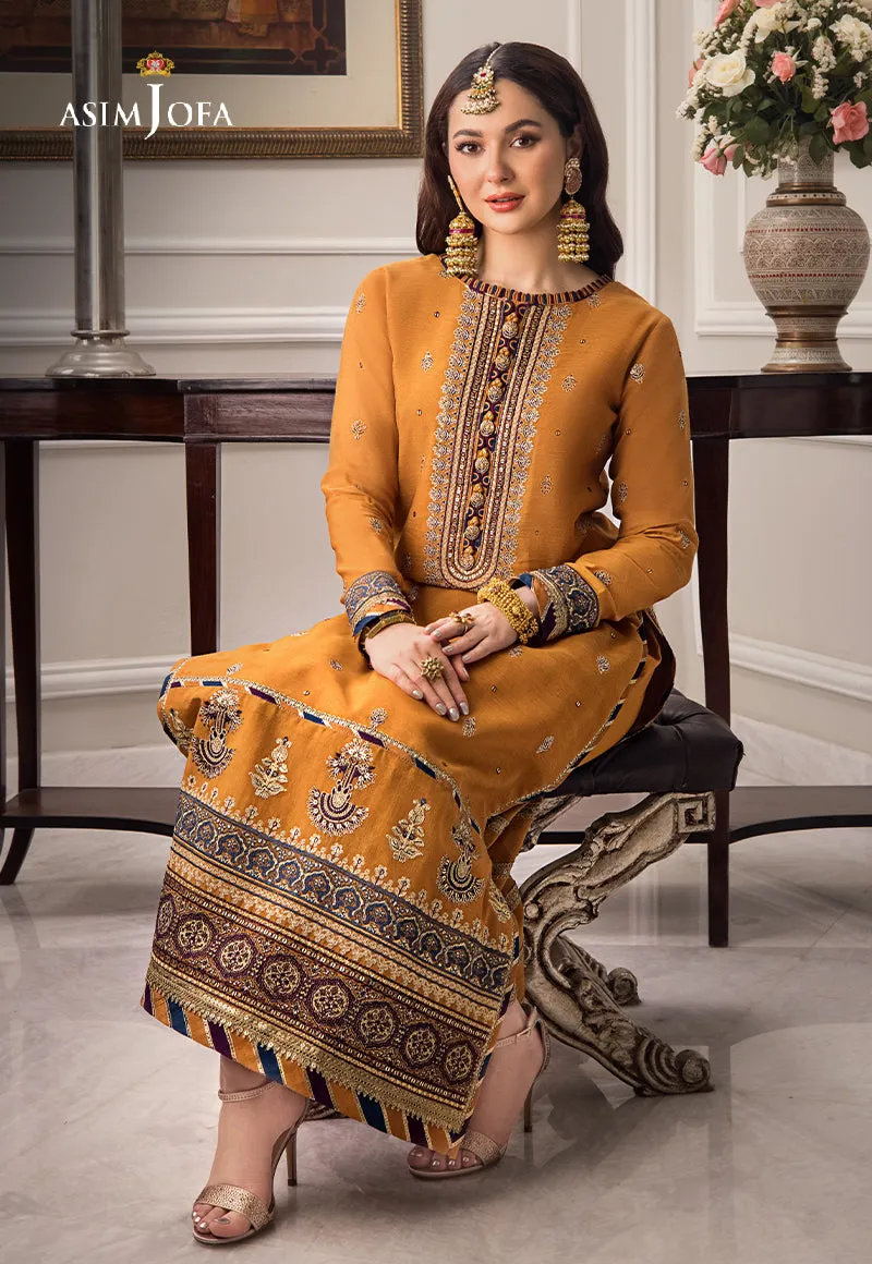 AJZS-11 | Asim Jofa Zari Sitara Luxury Eid Festive Collection 2023 | Unstitched Embrodried Suits