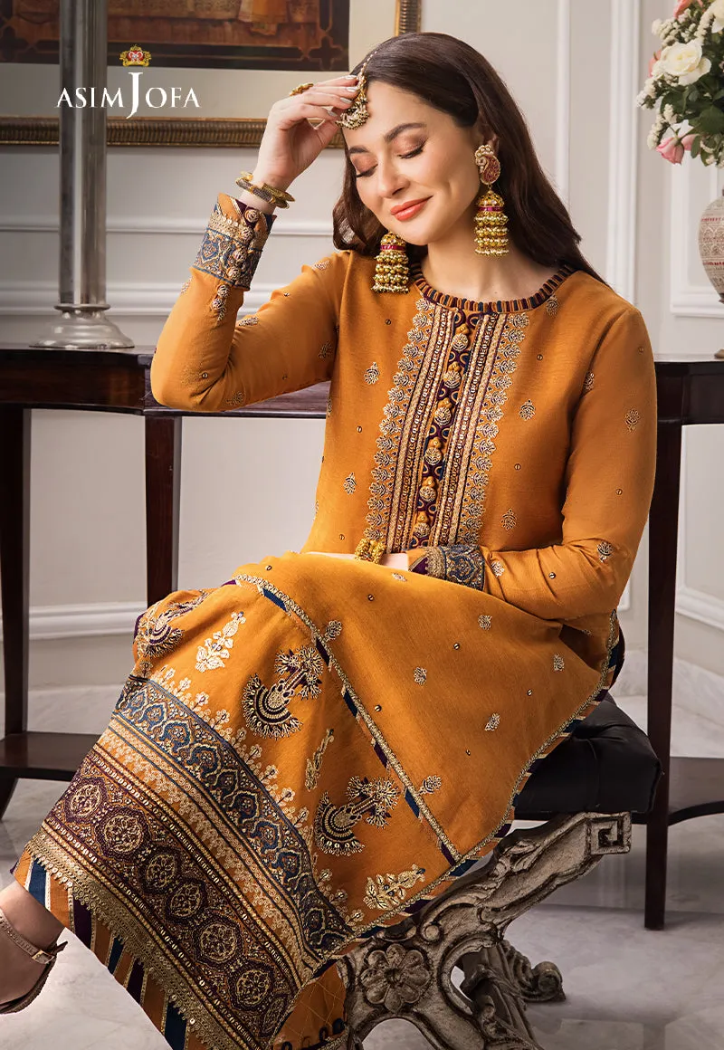 AJZS-11 | Asim Jofa Zari Sitara Luxury Eid Festive Collection 2023 | Unstitched Embrodried Suits
