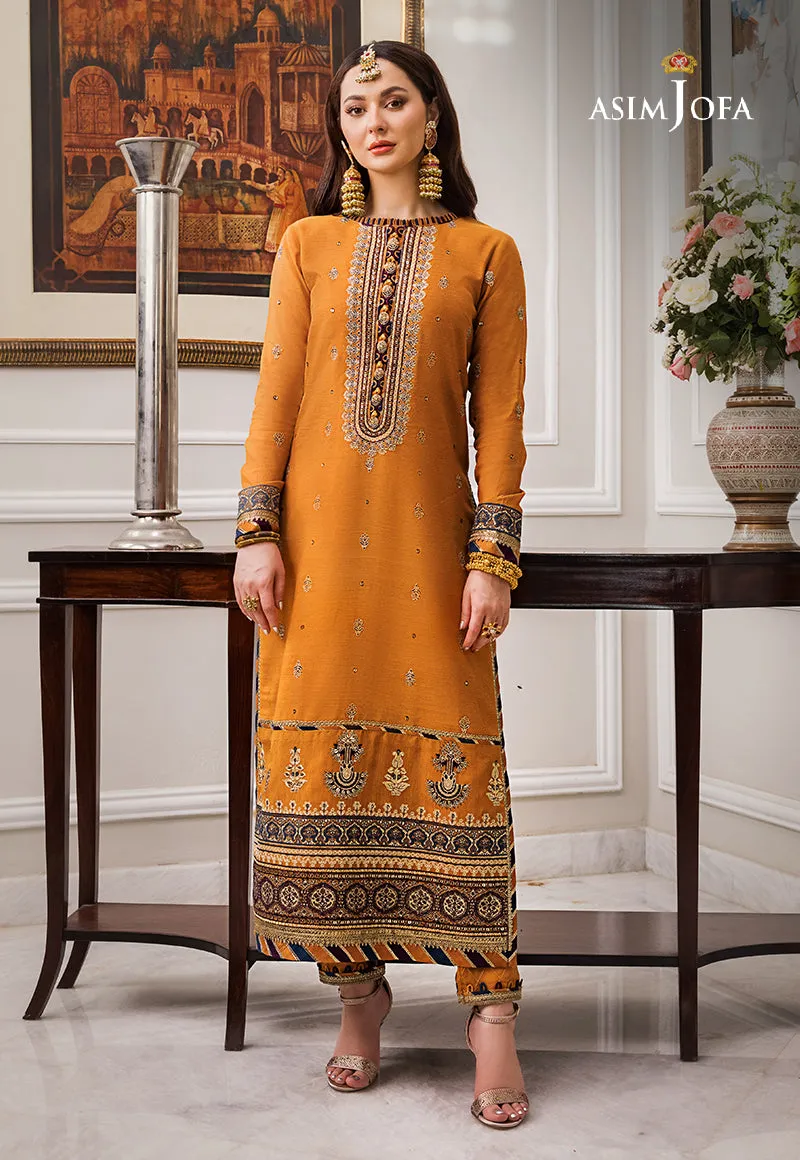 AJZS-11 | Asim Jofa Zari Sitara Luxury Eid Festive Collection 2023 | Unstitched Embrodried Suits