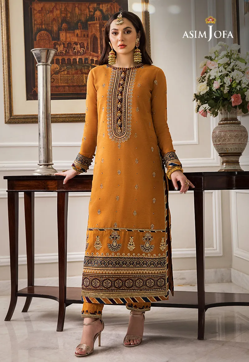 AJZS-11 | Asim Jofa Zari Sitara Luxury Eid Festive Collection 2023 | Unstitched Embrodried Suits
