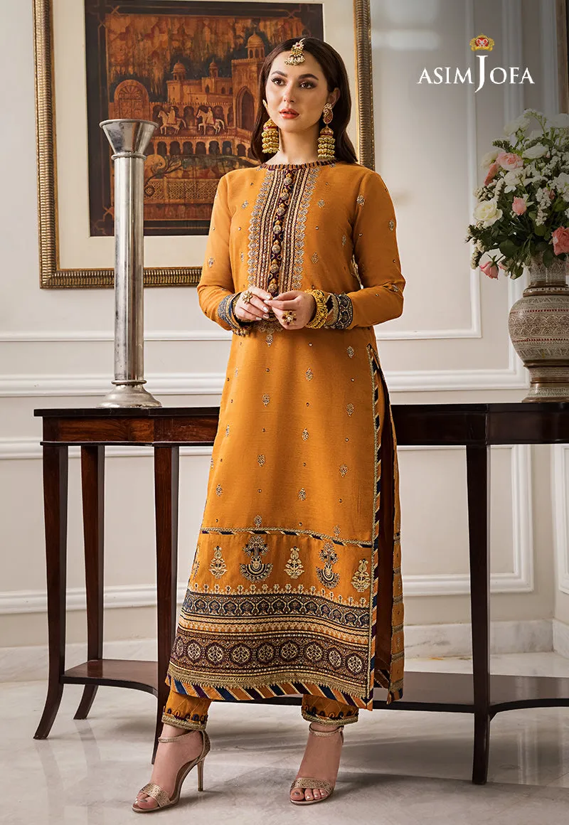 AJZS-11 | Asim Jofa Zari Sitara Luxury Eid Festive Collection 2023 | Unstitched Embrodried Suits