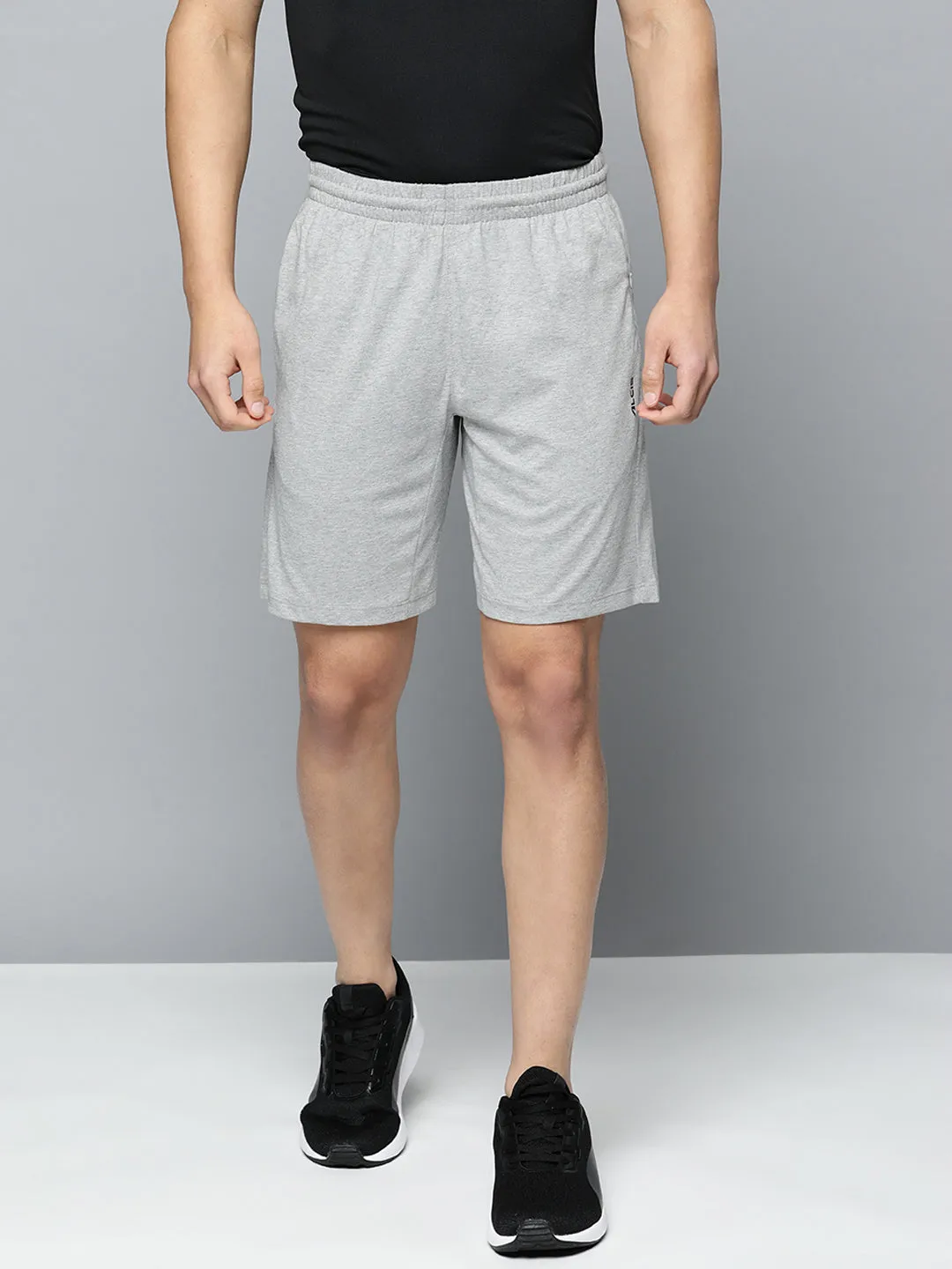 Alcis Men Solid Regular Fit Sports Shorts