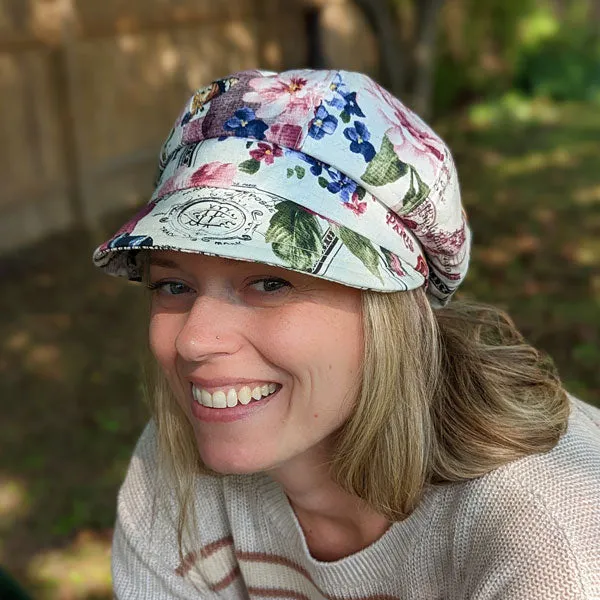 Amazing fabulous Boho Cap, great for any season, in digital format, 3 adult head sizes