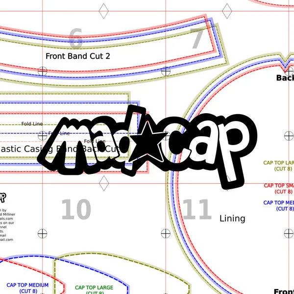 Amazing fabulous Boho Cap, great for any season, in digital format, 3 adult head sizes