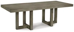 Anibecca Gray Dining Table
