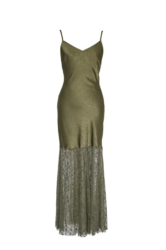 Anika Maxi Dress - Khaki
