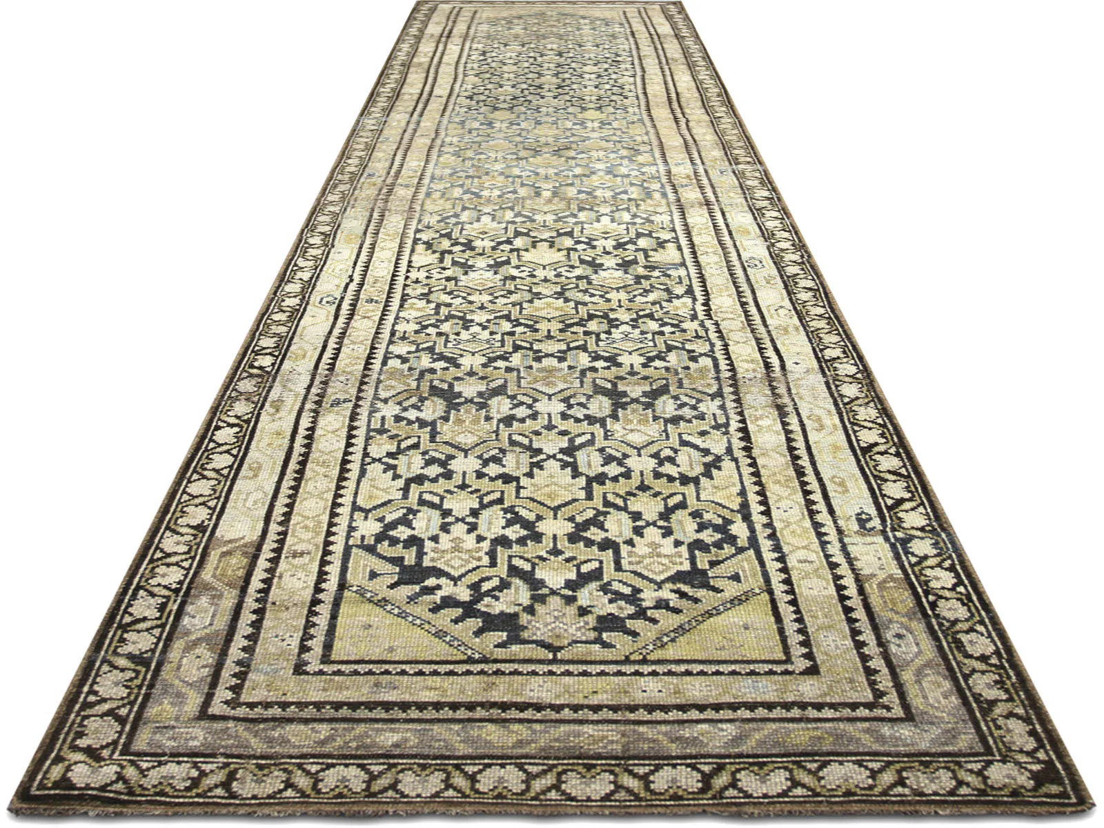 Antique Persian Melayer Runner - 2'11" x 12'4"