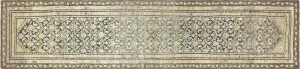 Antique Persian Melayer Runner - 2'11" x 12'4"