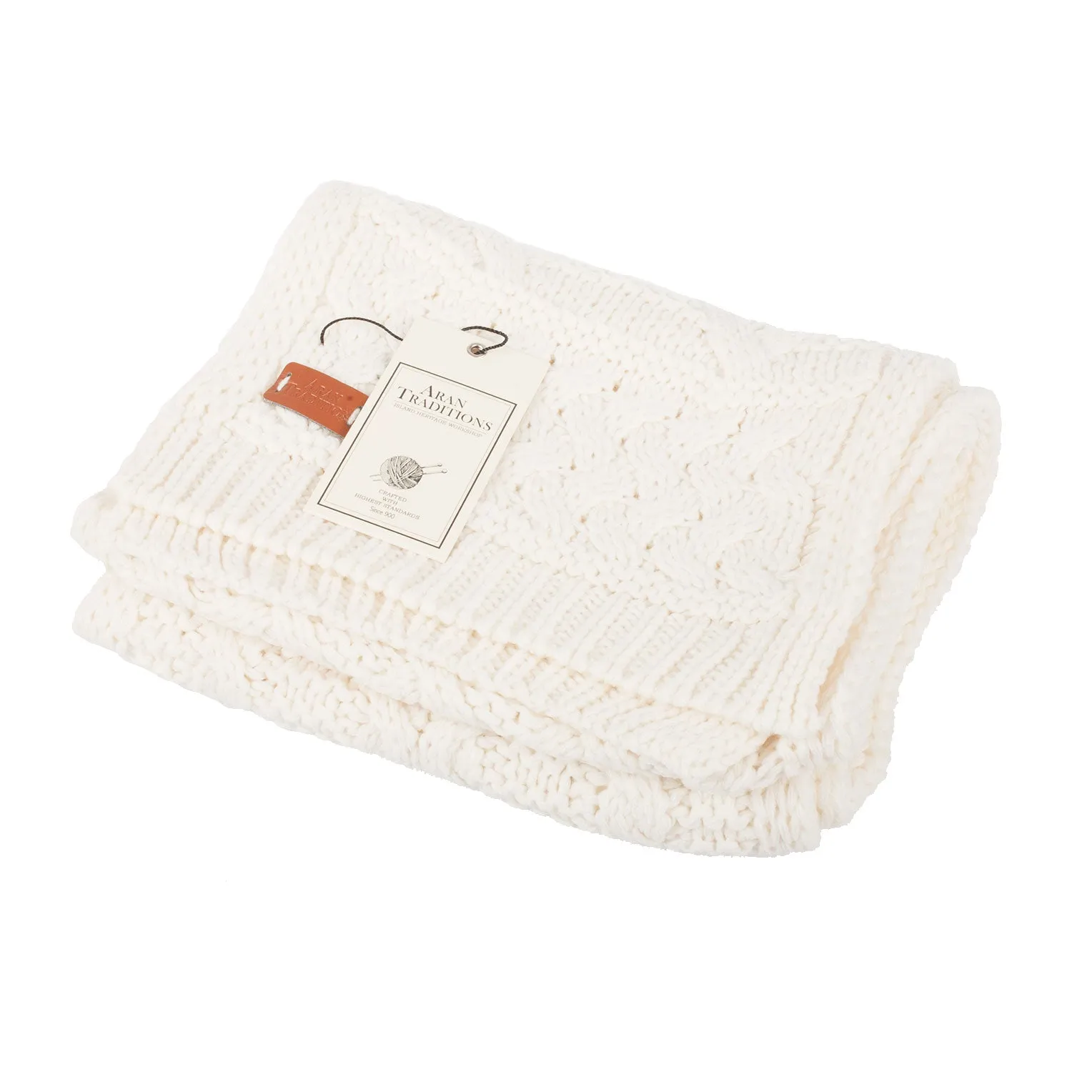 Aran Cable Knit Scarf