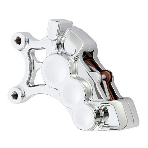 Arlen Ness Front Right 6 Piston Caliper for 11.8" Rotors Chrome 02-216