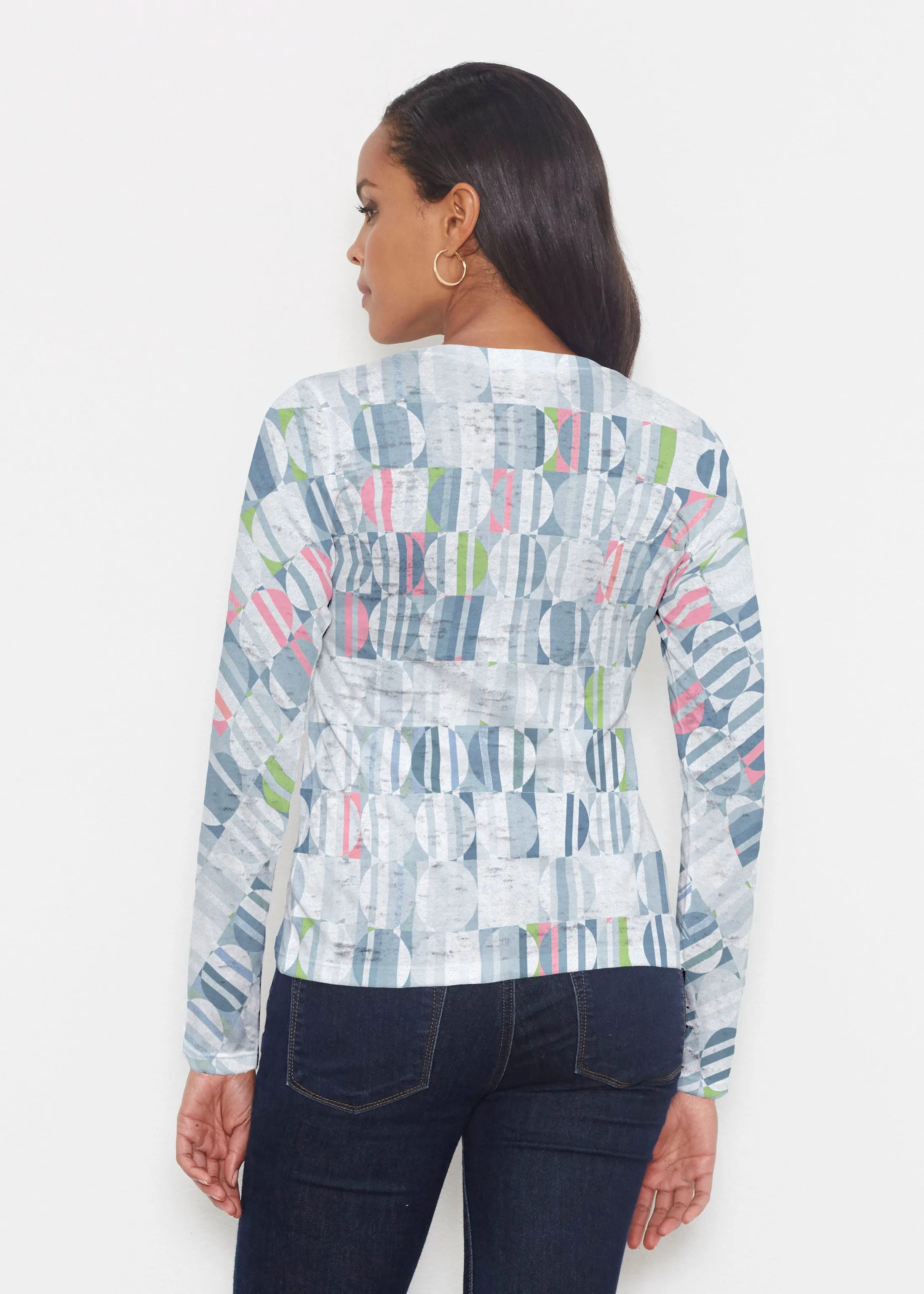 Around We Go (8012) ~ Signature Long Sleeve Crew Shirt