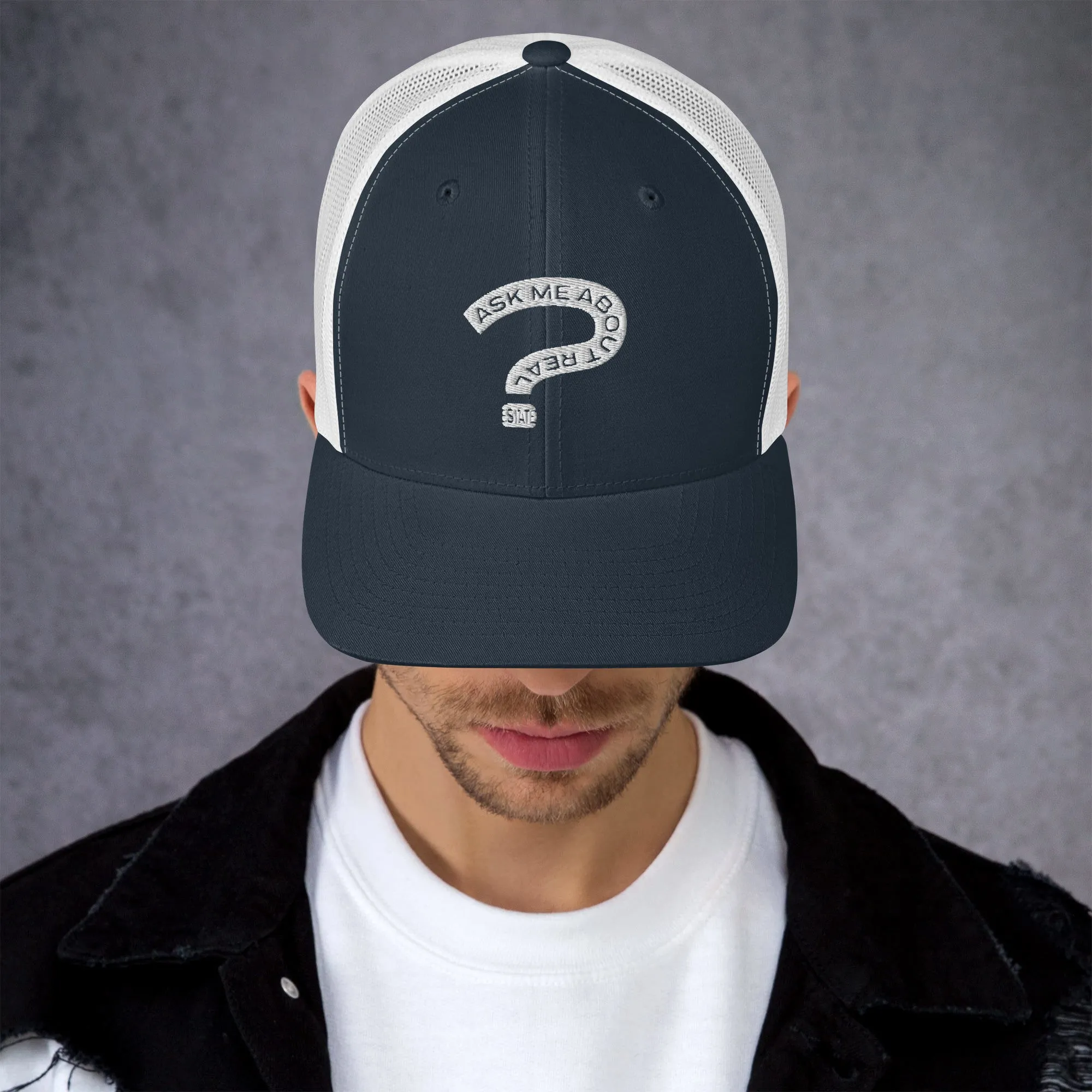 Ask Me About Real Estate Trucker Cap