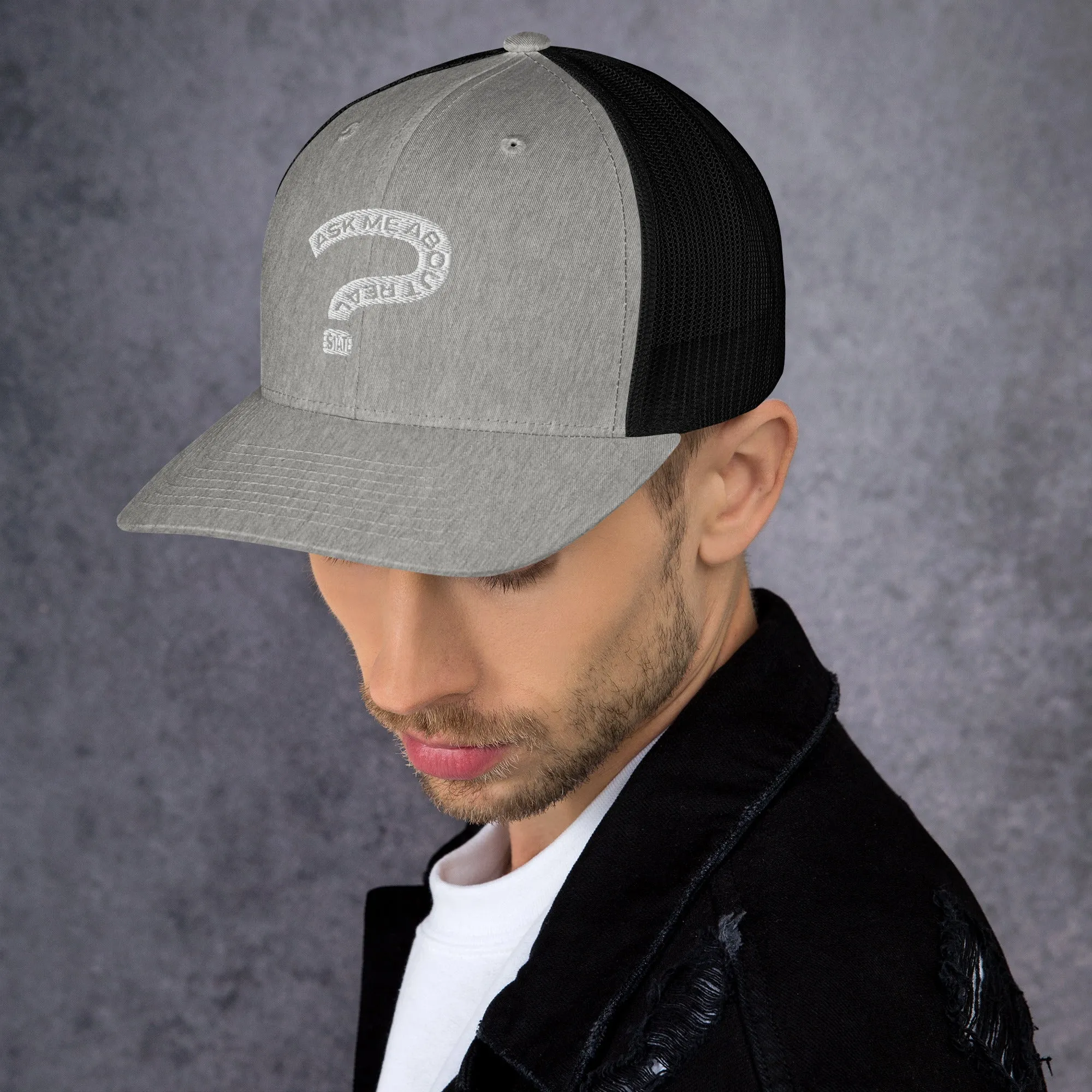 Ask Me About Real Estate Trucker Cap