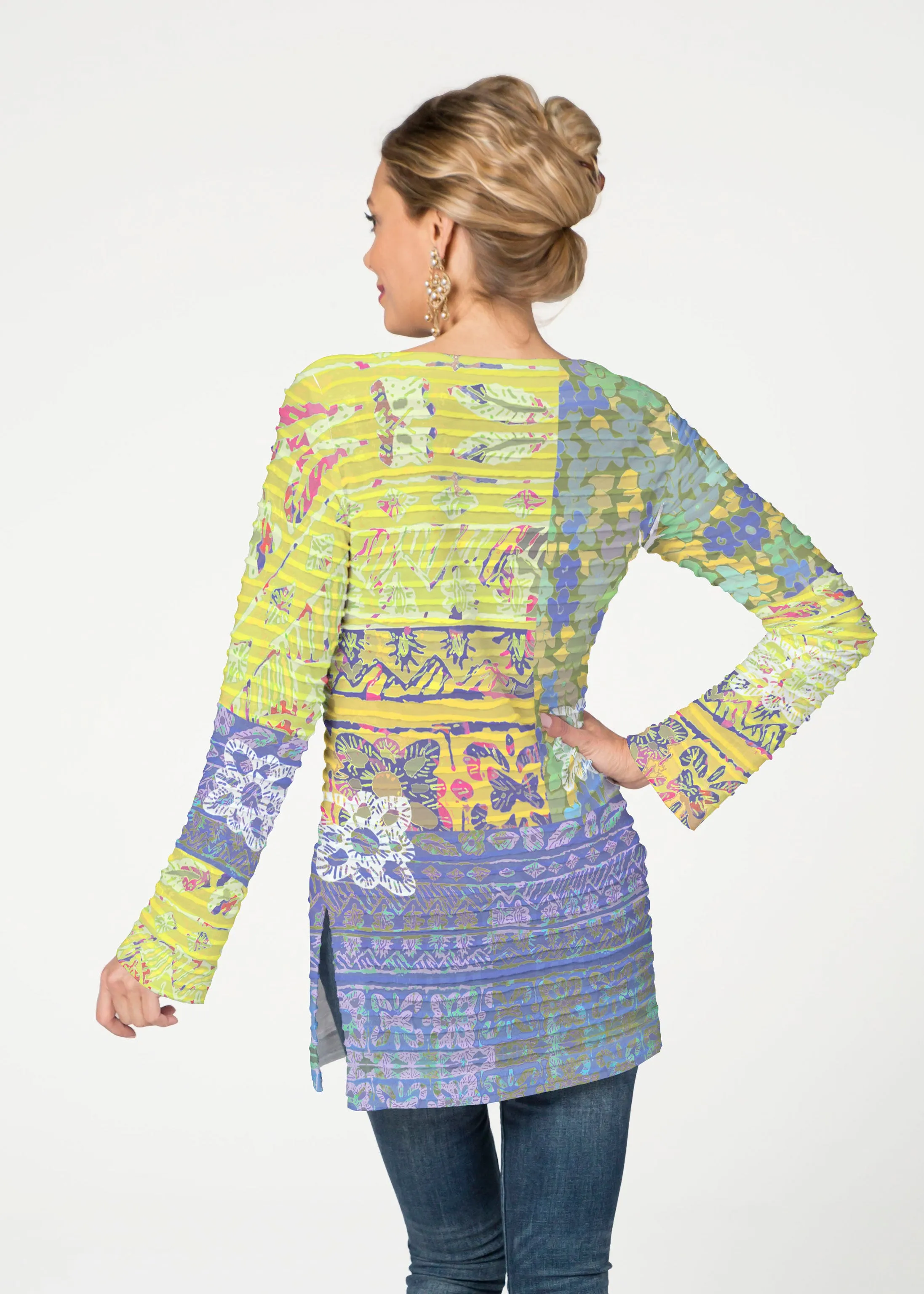 Aspen (19191) ~ Banded Boatneck Tunic