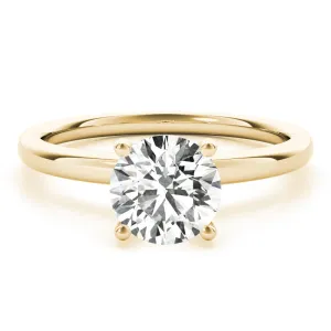 Athena Round Lab Grown Diamond Solitaire Engagement Ring IGI Certified