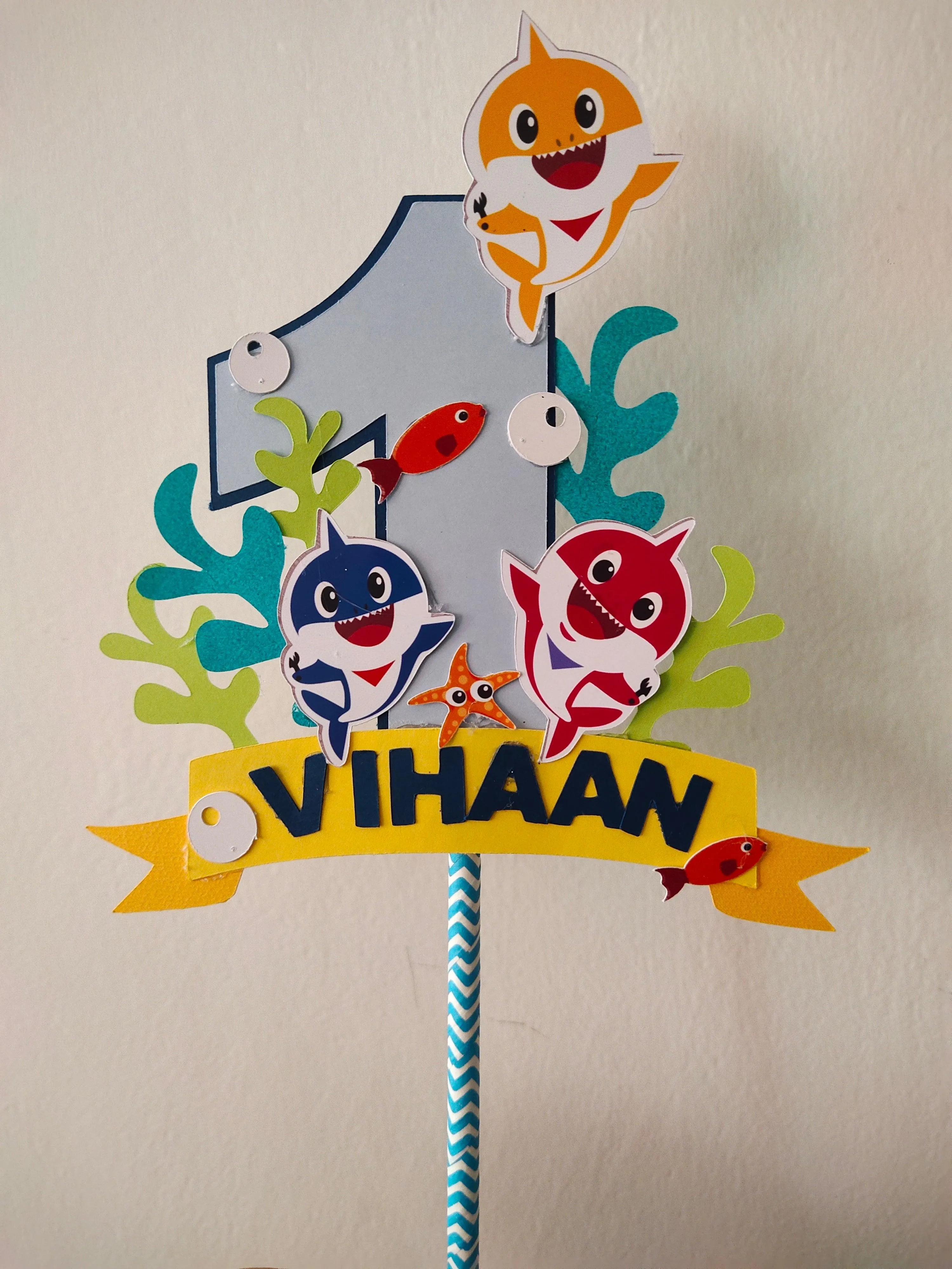 Baby Shark Cake Topper