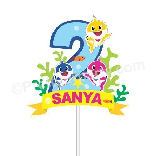 Baby Shark Cake Topper