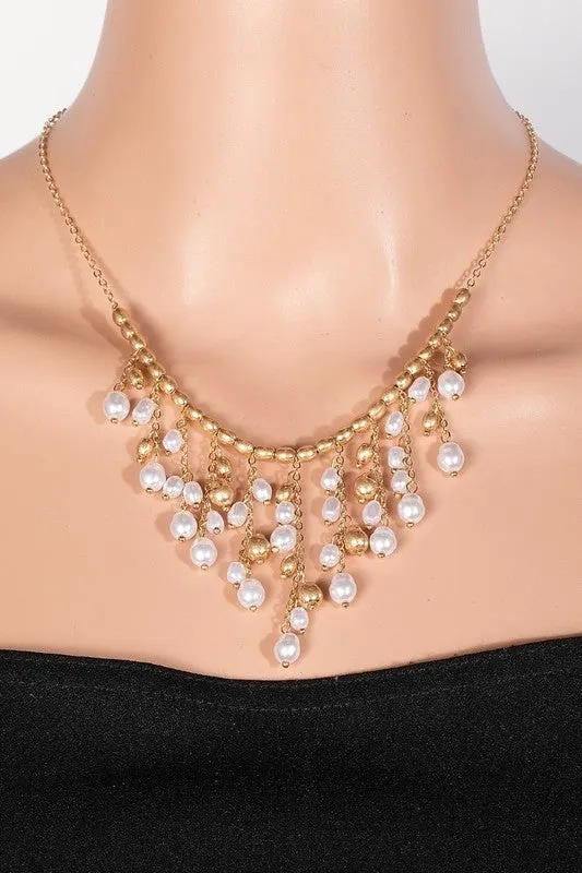 Barnes Pearl Chain Necklace