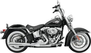 Bassani Manufacturing 12111J Road Rage 2:1 Long Megaphone Exhaust System - Chrome