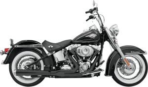 Bassani Manufacturing 12121J Road Rage 2-Into-1 Long Megaphone Exhaust System - Black