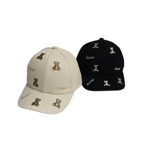 BEAR EMBROIDERED CAP