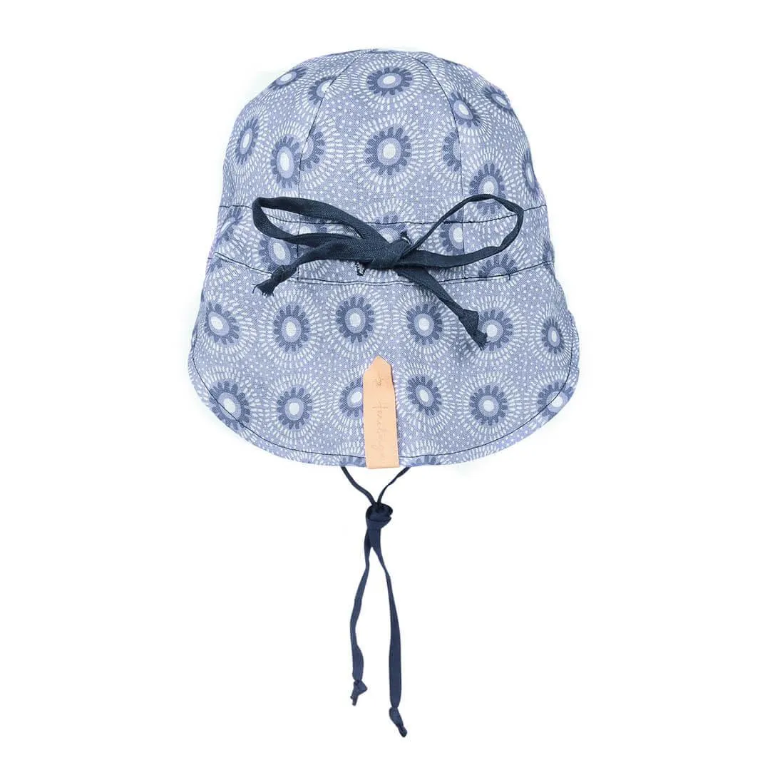 Bedhead Reversible Baby Flap Sun Hat-Norman/Indigo XS