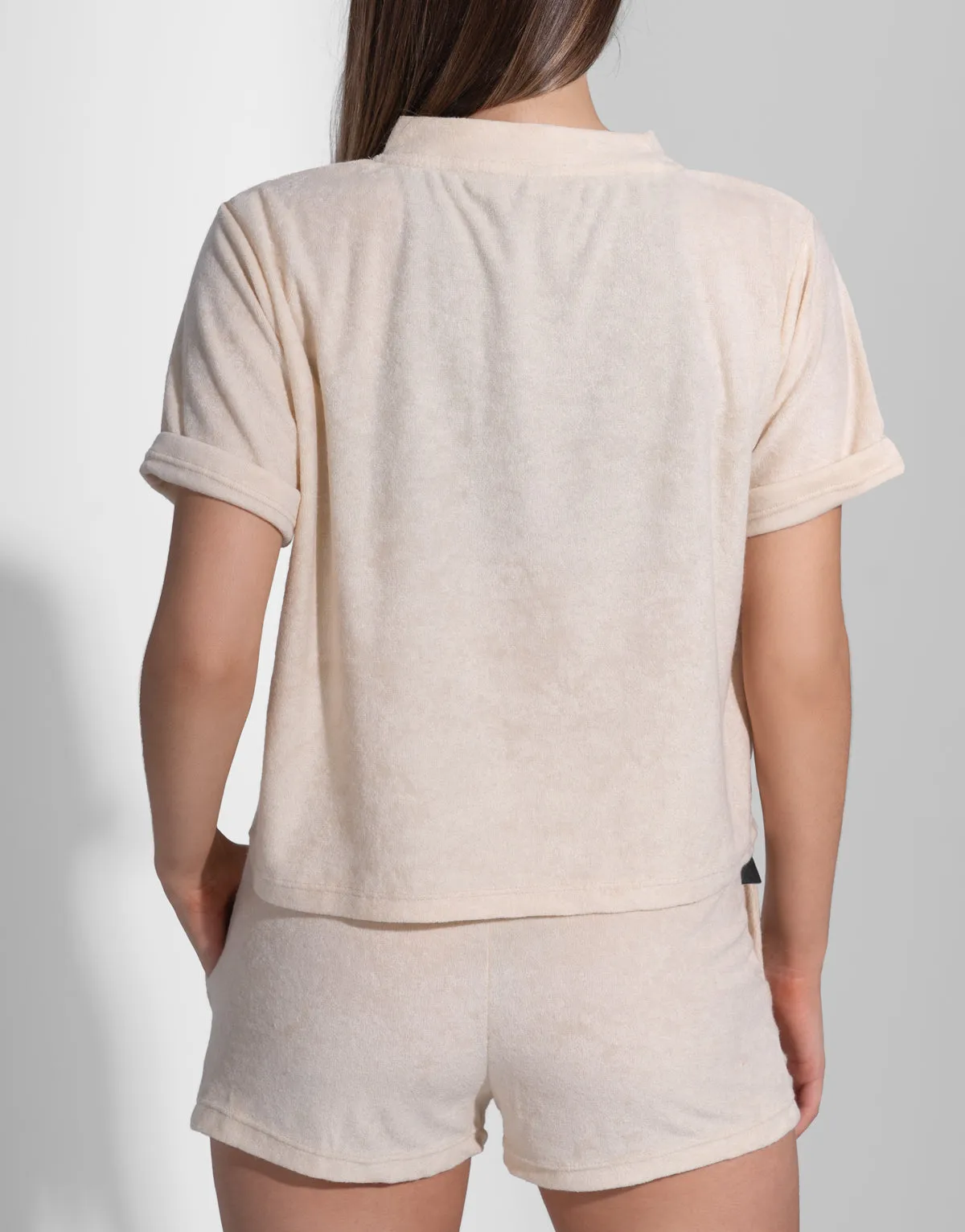 BEIGE FLUFFY TEE